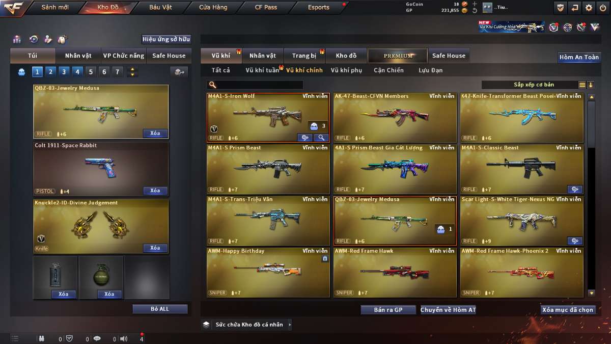 shop acc cf uy tin gia re